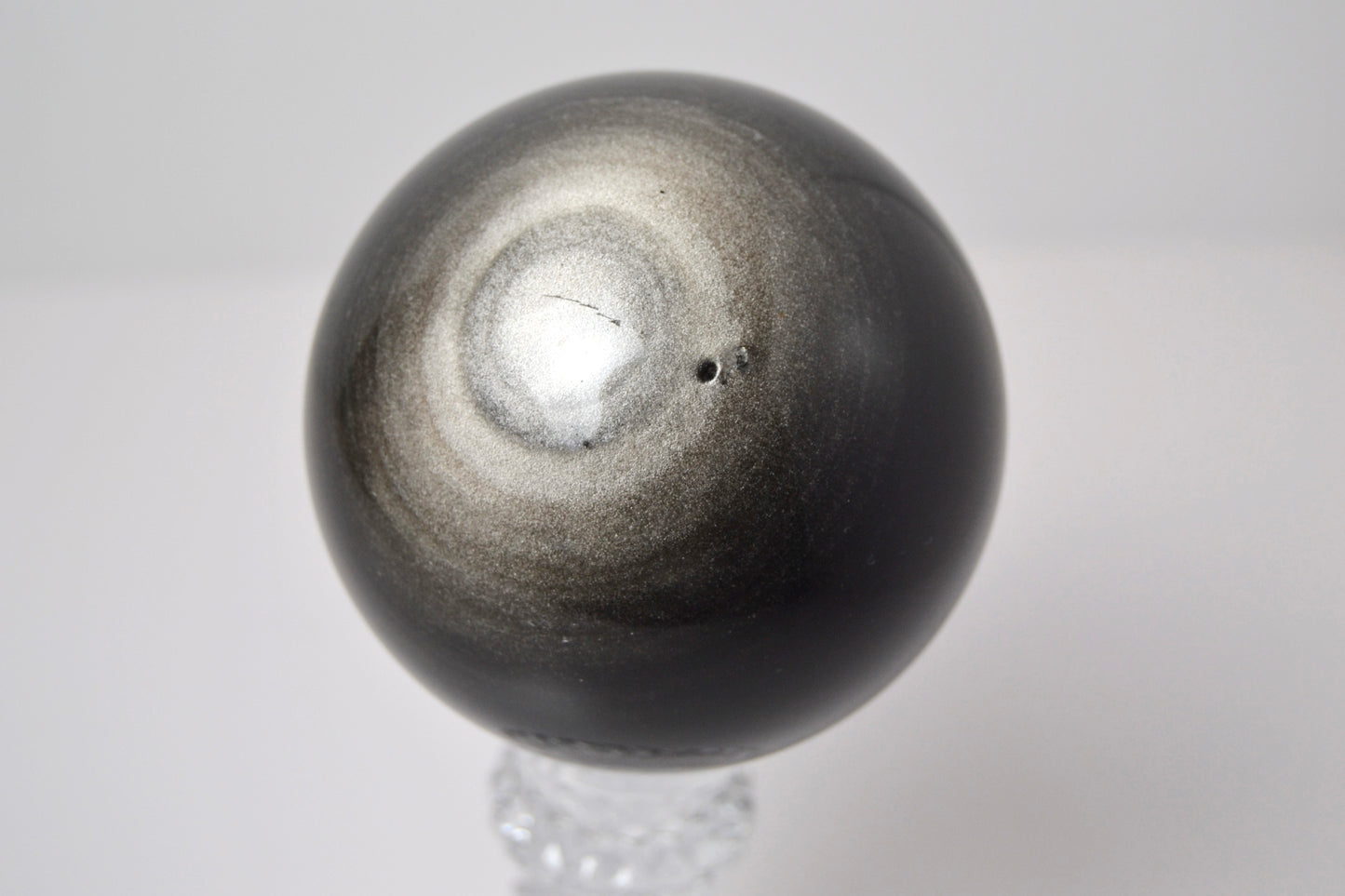 Silver Sheen Obsidian Sphere