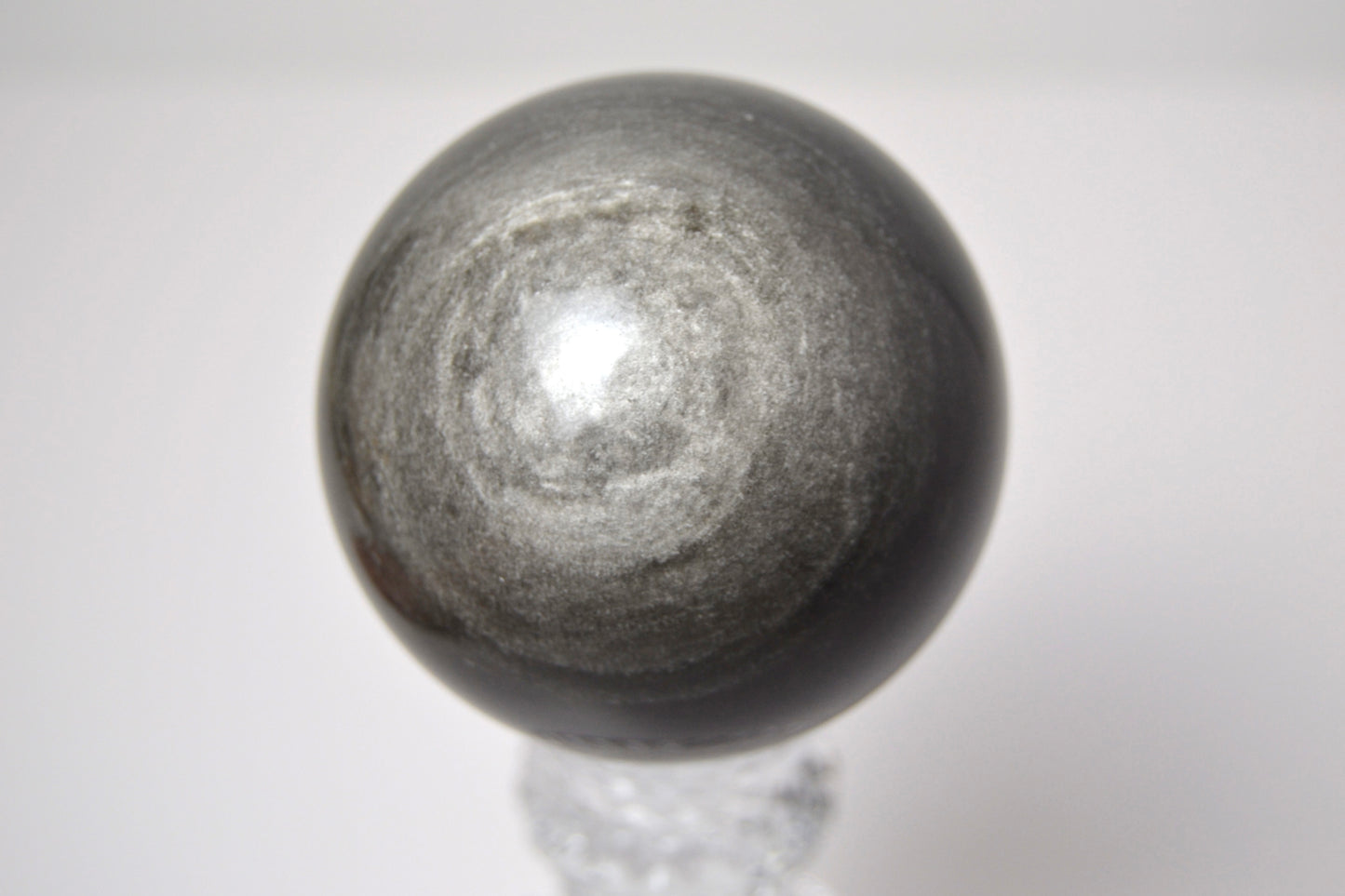 Silver Sheen Obsidian Sphere