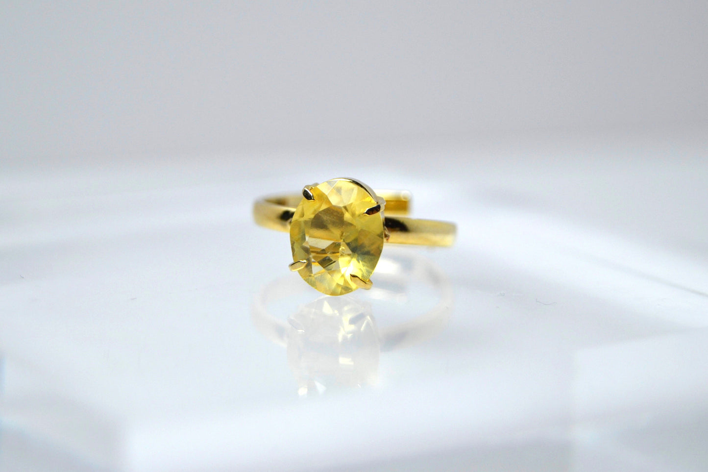 Natural Citrine Ring