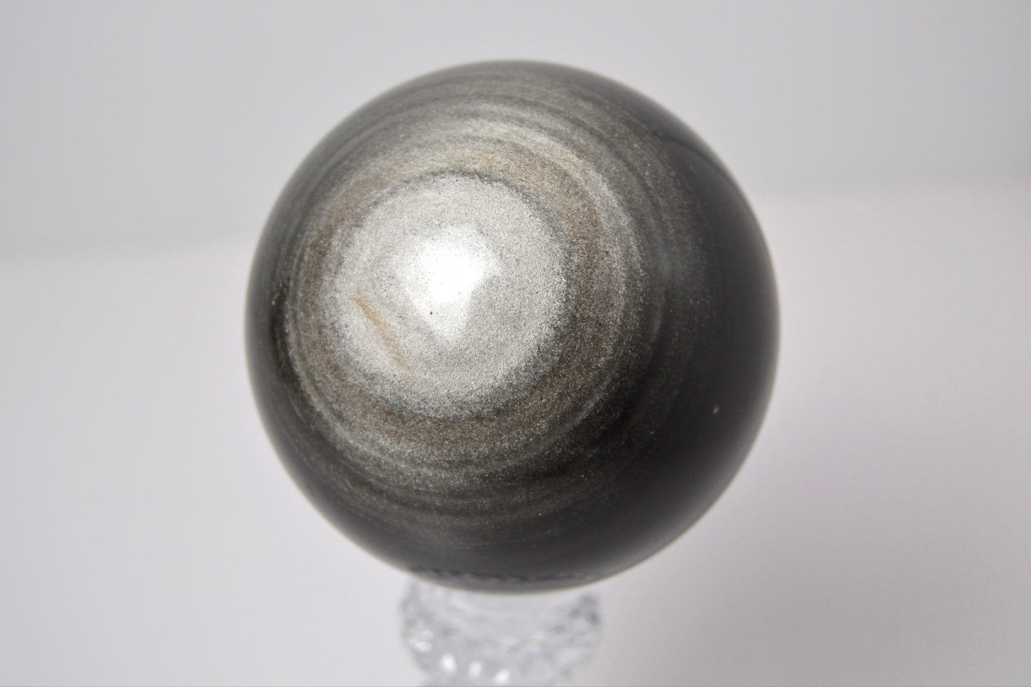 Silver Sheen Obsidian Sphere