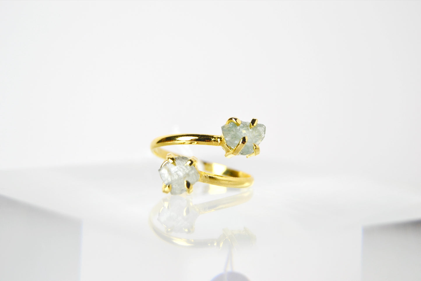 Raw Aquamarine Ring