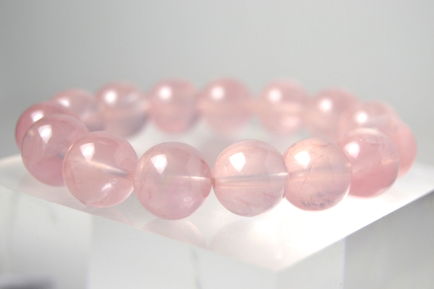HQ Star Rose Quartz Bracelet