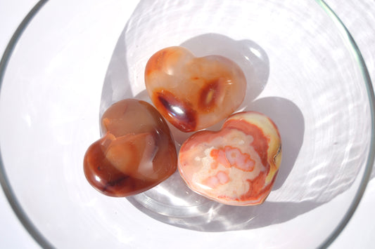 Carnelian Hearts (Small)