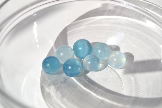 Aquamarine Mini Spheres