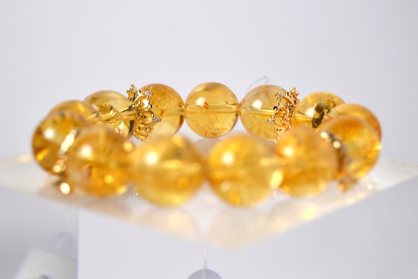 Citrine Liquid Gold Bracelet