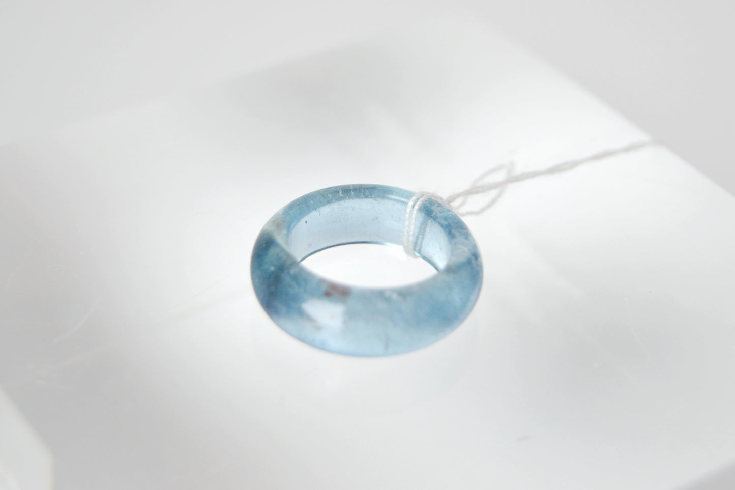 Aquamarine Bangle Ring
