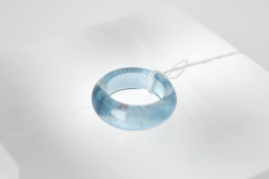 Aquamarine Bangle Ring