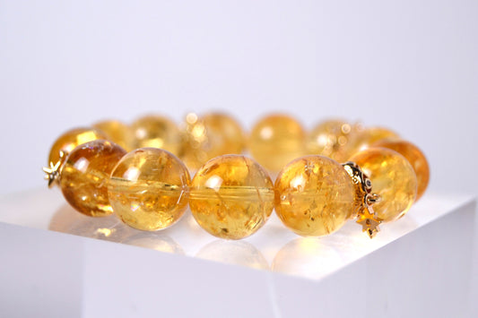 Citrine Liquid Gold Bracelet