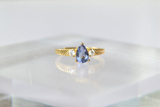 Blue Fluorite Ring