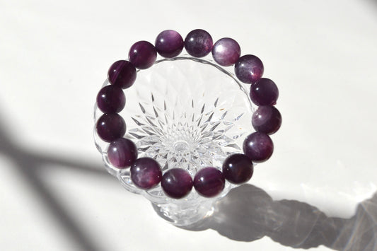 HQ Purple Lepidolite Bracelet